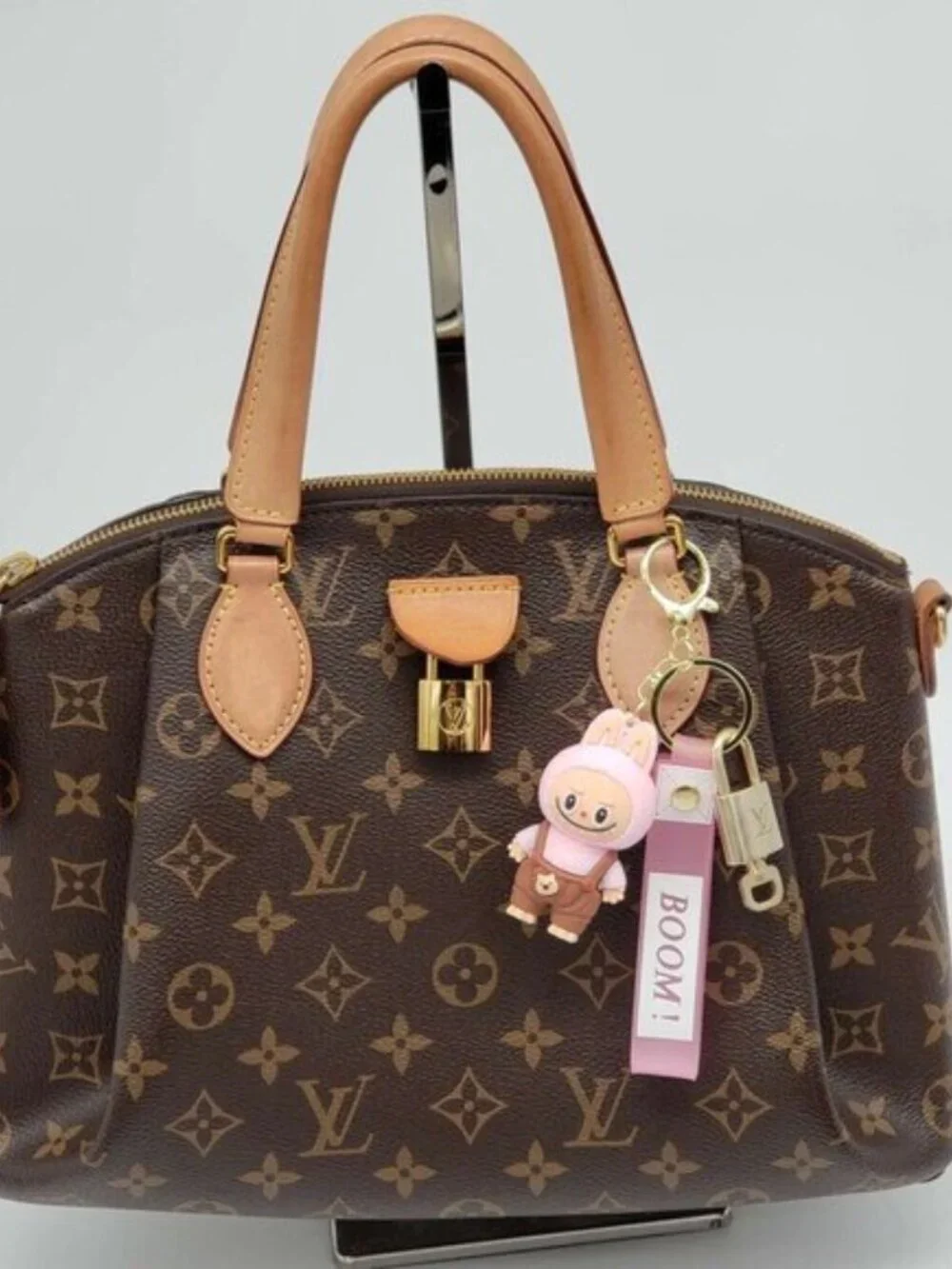 Louis Vuitton Authentic Gold Lock 🔒 Unbranded Labubu Keychain Charm for Bags